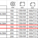 3HALPU160K2 tabela