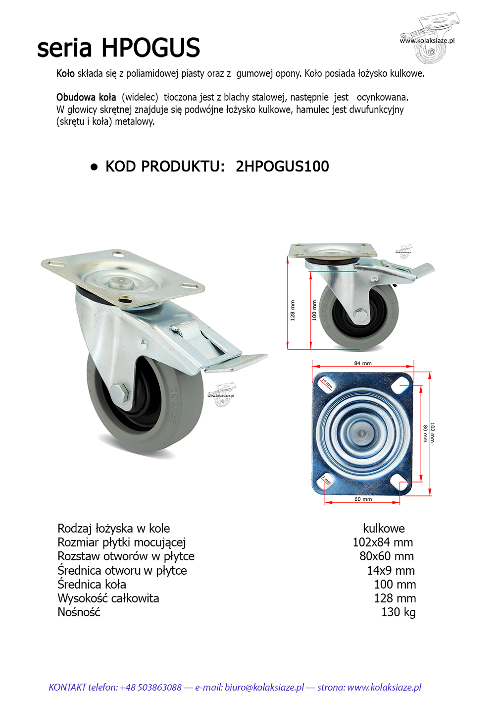 2HPOGUS100K11 kw karta koła książe