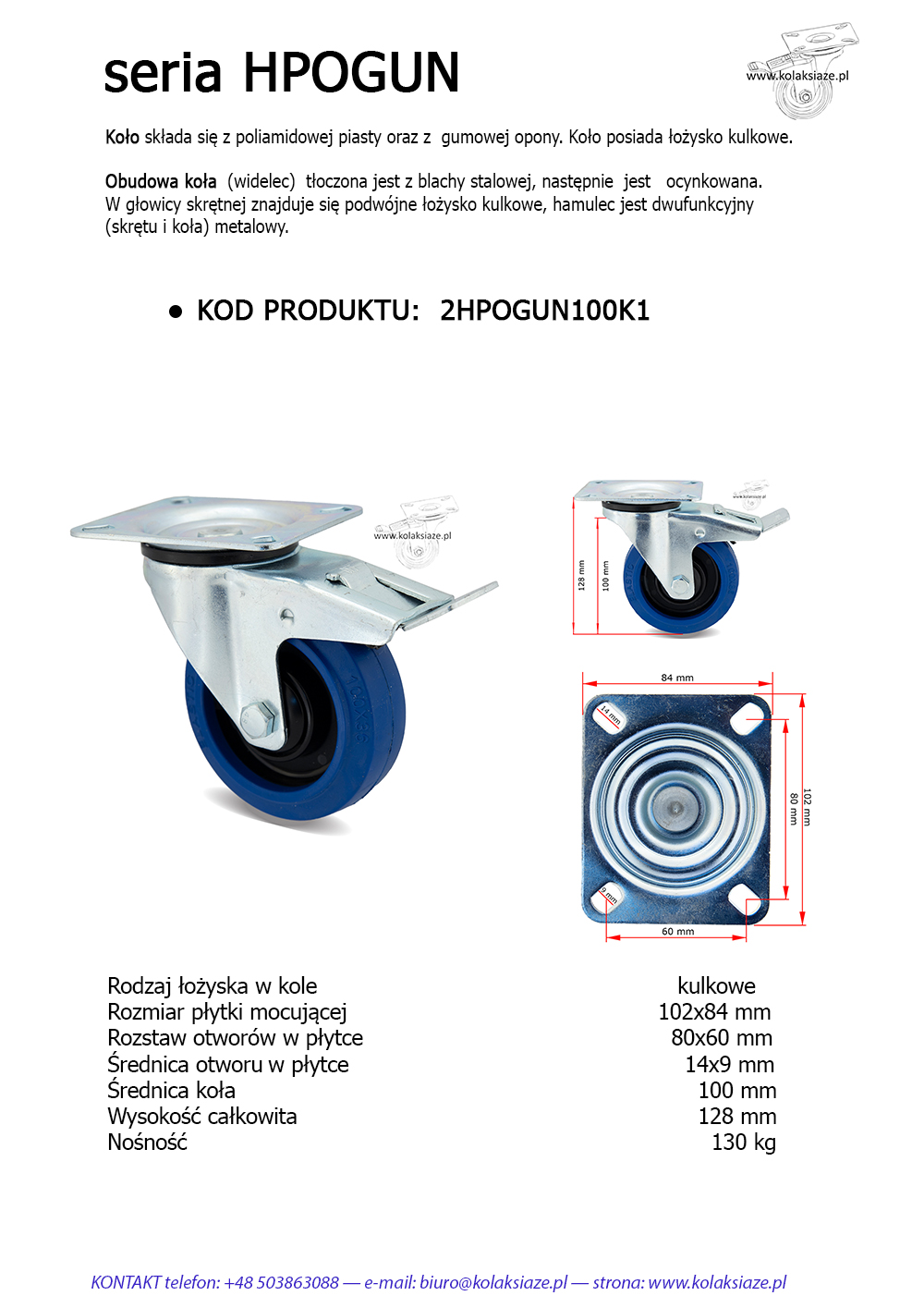 2HPOGUN100K11 kw karta koła książe